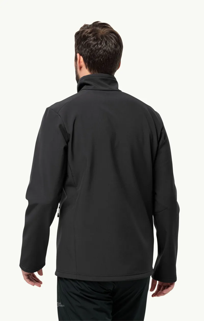 Jack Wolfskin Men's Whirlwind Softshell - Black-2