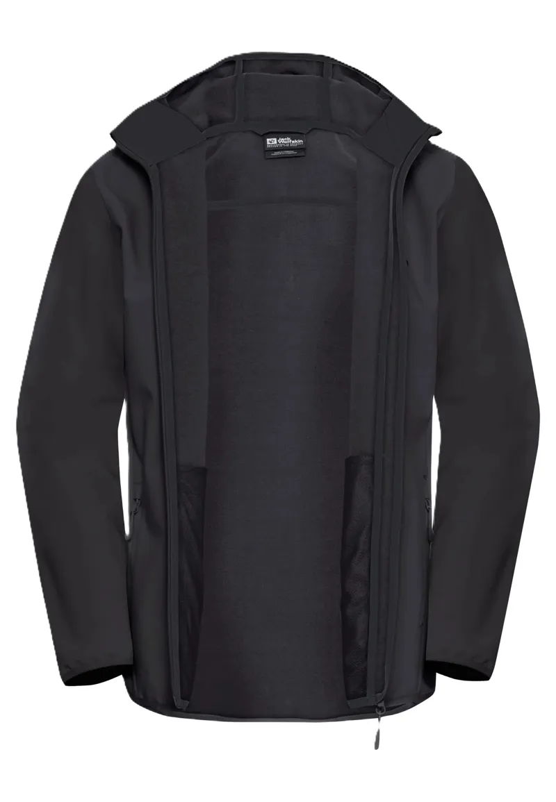 Jack Wolfskin Men's Bornberg Hoody - Black-1