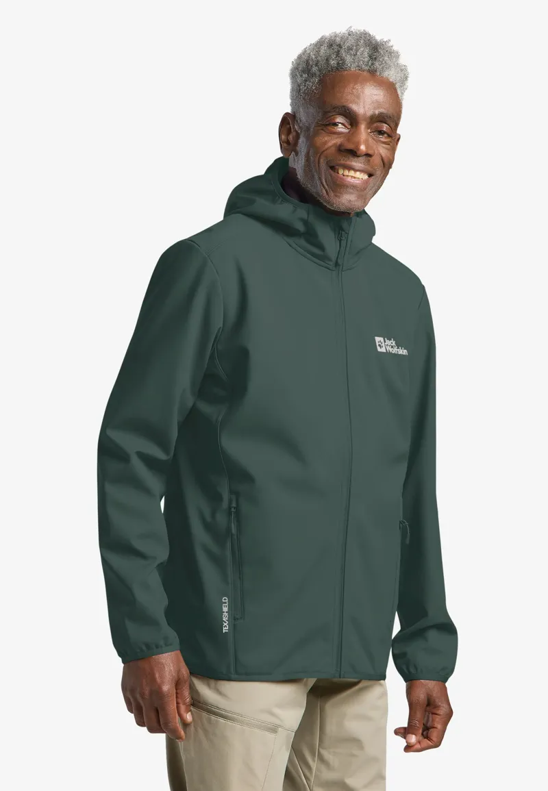Jack Wolfskin Men's Bornberg Hoody - Sago Palm-3