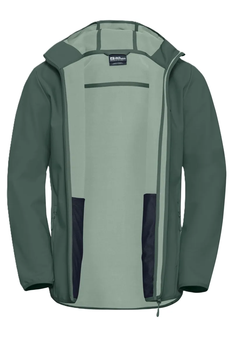 Jack Wolfskin Men's Bornberg Hoody - Sago Palm-1