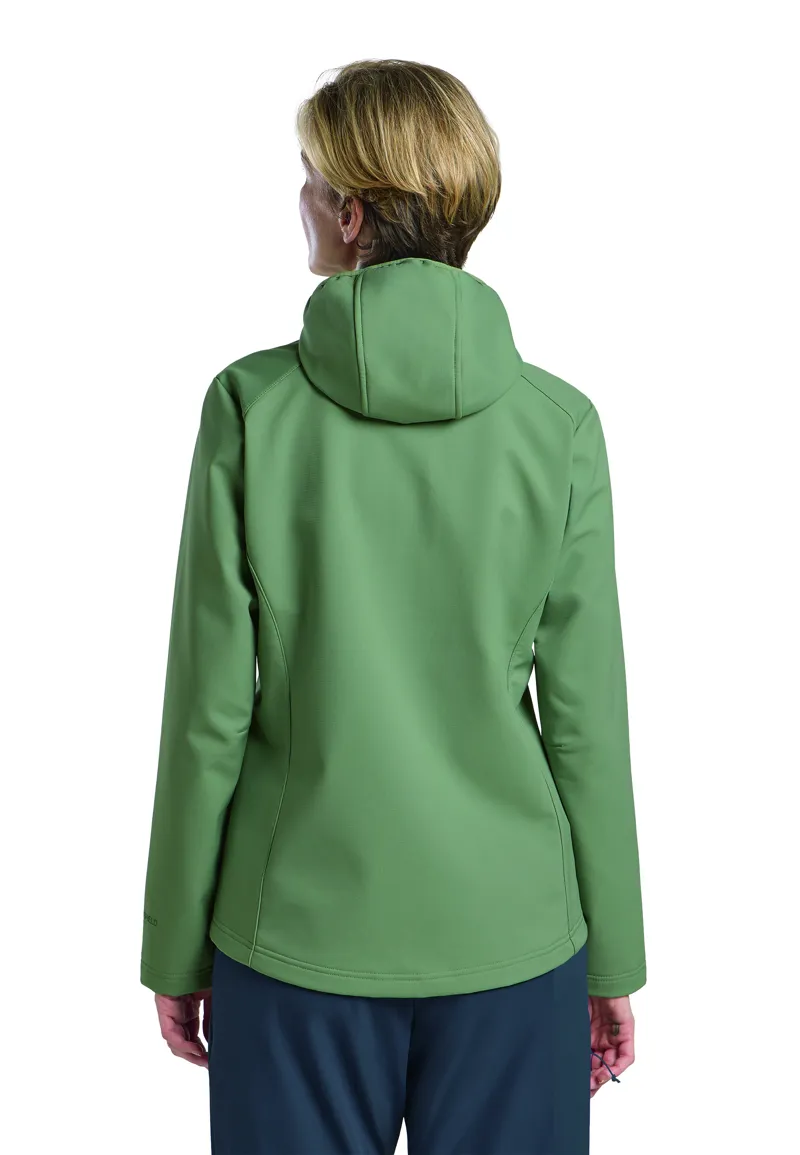 Jack Wolfskin Women's Bornberg Softshell Hoody - Eucalyptus-3