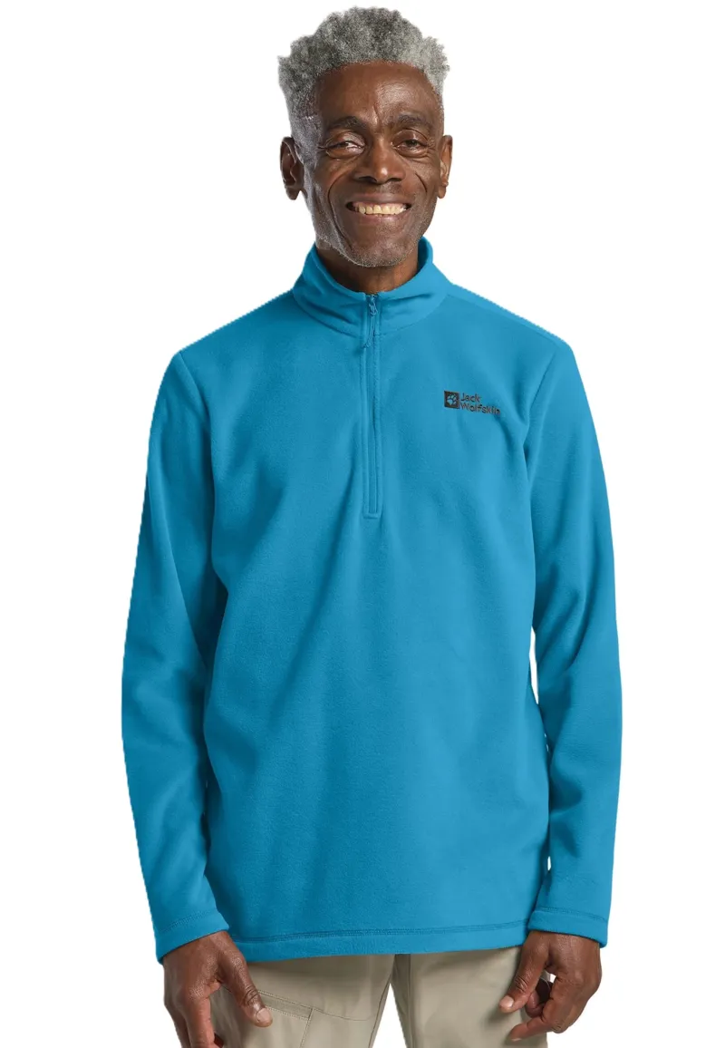 Jack Wolfskin Men's Taunus Half Zip - Aurora Blue-2