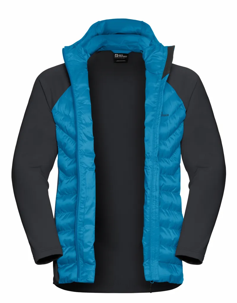 Jack Wolfskin Men's Routeburn Pro Hybrid Jacket - Aurora Blue-1