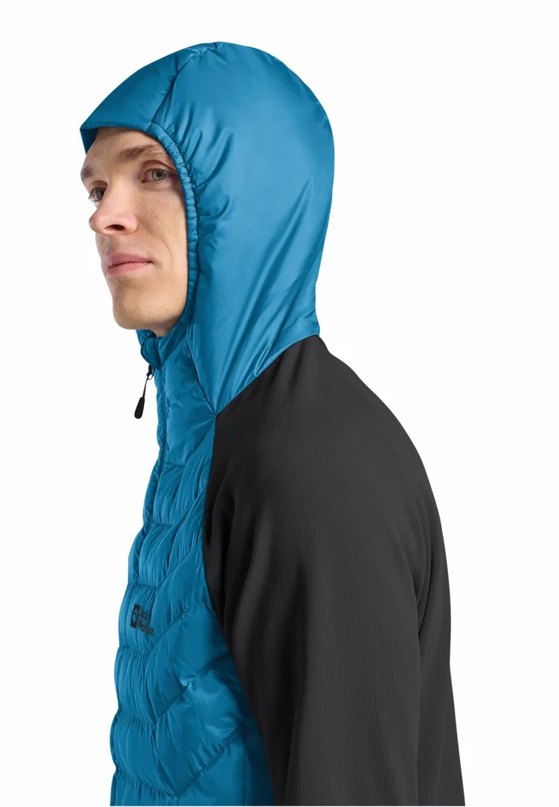 Jack Wolfskin Men's Routeburn Pro Hybrid Jacket - Aurora Blue-6