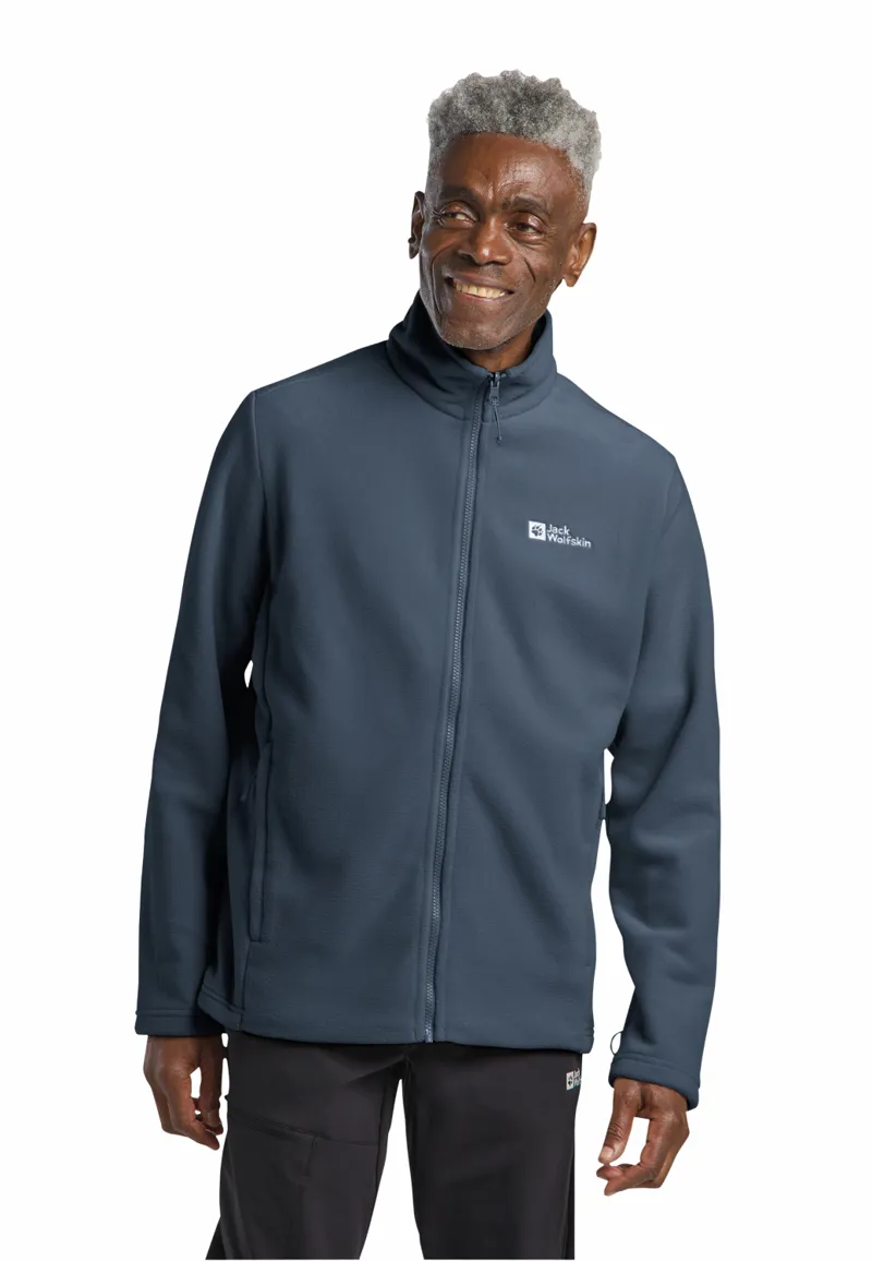 Jack Wolfskin Men's Winterstein Full Zip Fleece - Midnight Sky-2