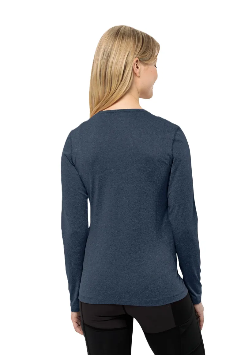 Jack Wolfskin Women's Sky Thermal Long Sleeve - Midnight Sky-3