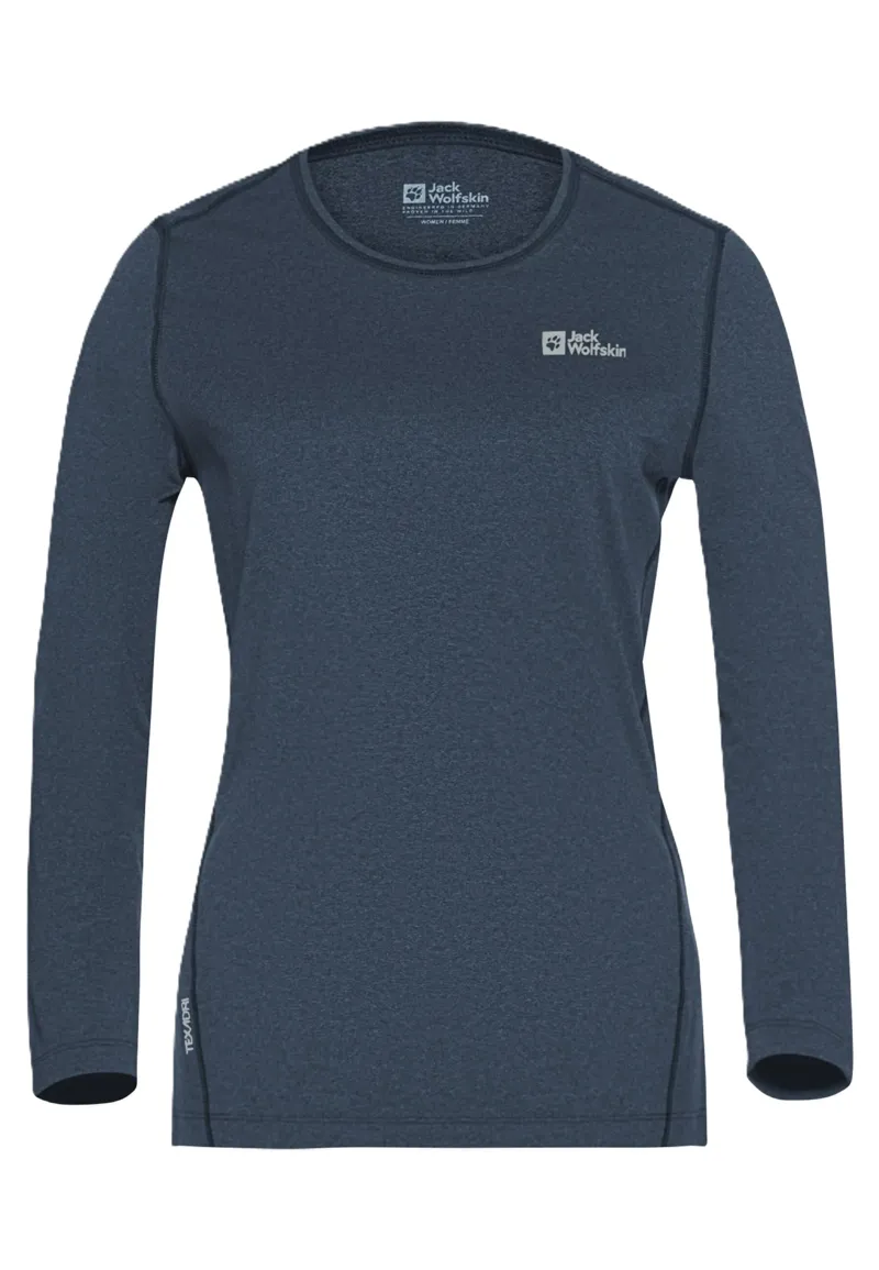Jack Wolfskin Women's Sky Thermal Long Sleeve - Midnight Sky