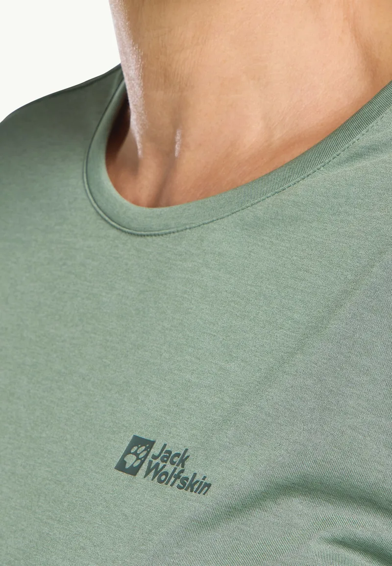 Jack Wolfskin Women's Crosstrail Three Quarter Tee - Eucalyptus-4