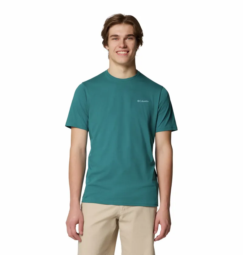 Columbia Men's North Cascades T-Shirt - River Blue/CSC Box Logo