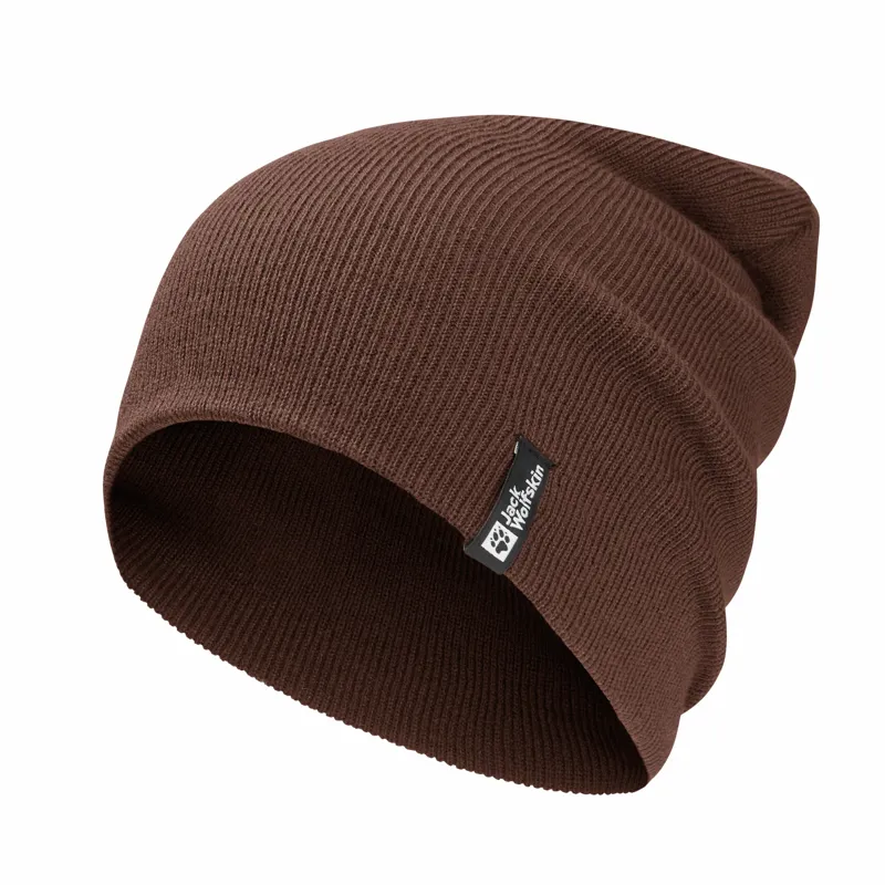 Jack Wolfskin Rib Beanie - Hot Chocolate