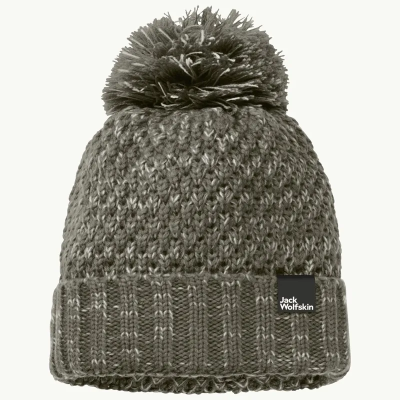 Jack Wolfskin Women's Highloft Knit Cap - Dusty Olive