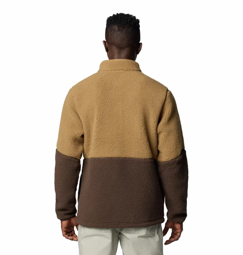 Columbia Men's Mountainside Sherpa Fleece Jacket - Delta/Cordovan/Ancient Fossil-2