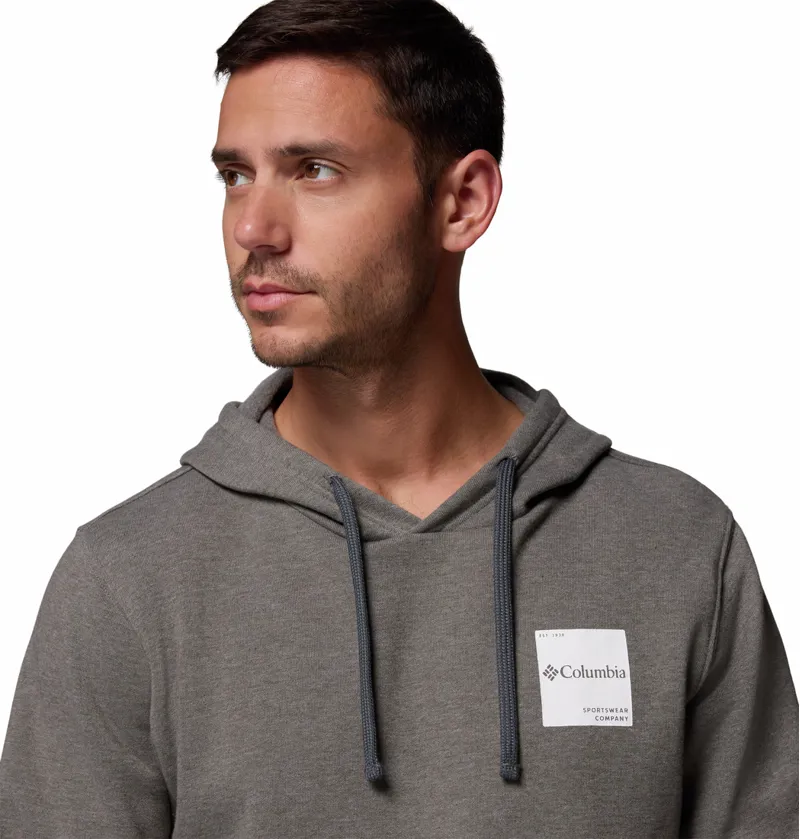 Columbia Men's Trek Hoodie - Charcoal Heather/Boxy Brand-2