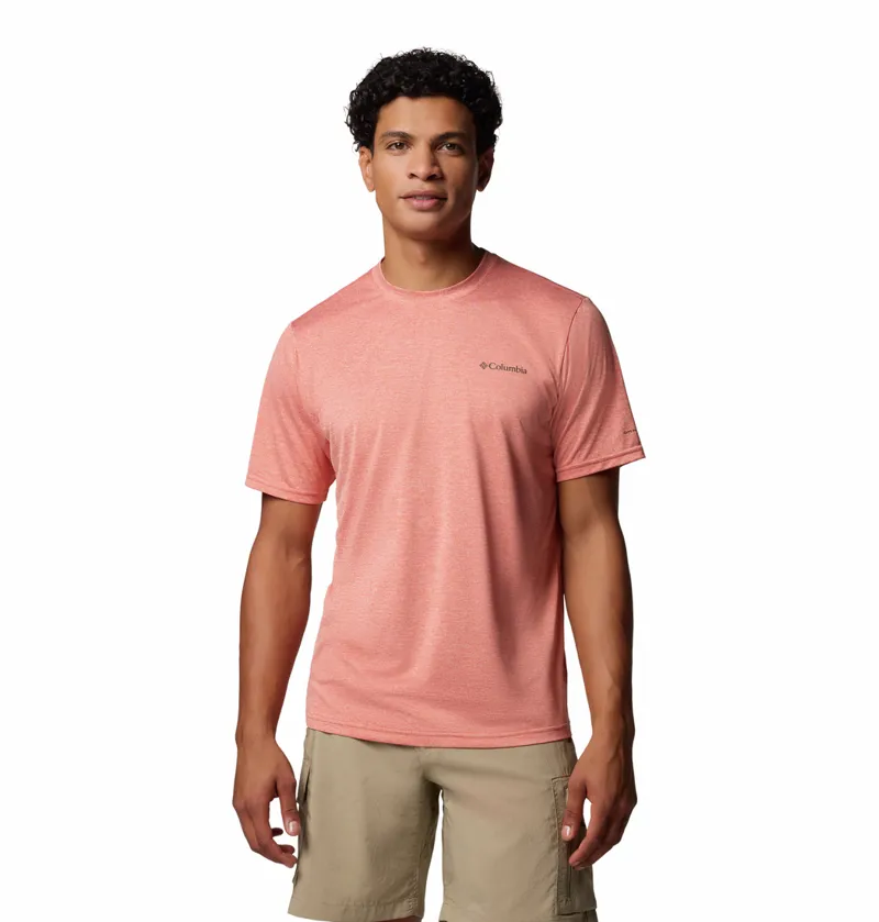 Columbia Men's Hike Crew Technical T-Shirt - Tuscan Heather