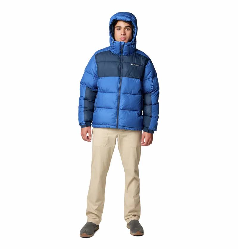 Columbia Men's Pike Lake II Hooded Insulated Jacket - Mountain Blue/Collegiate Navy-5