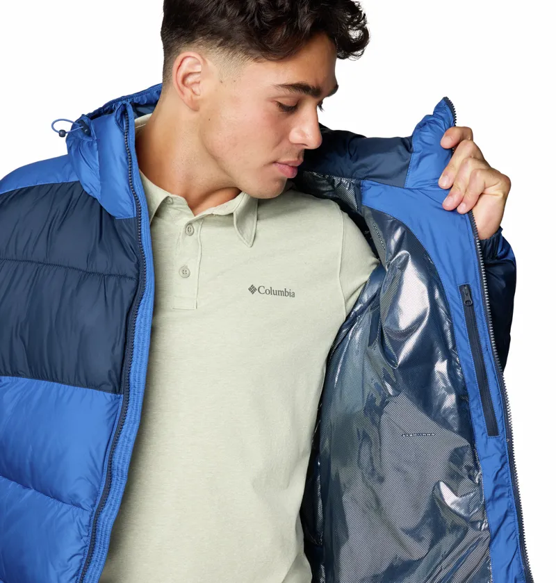 Columbia Men's Pike Lake II Hooded Insulated Jacket - Mountain Blue/Collegiate Navy-4