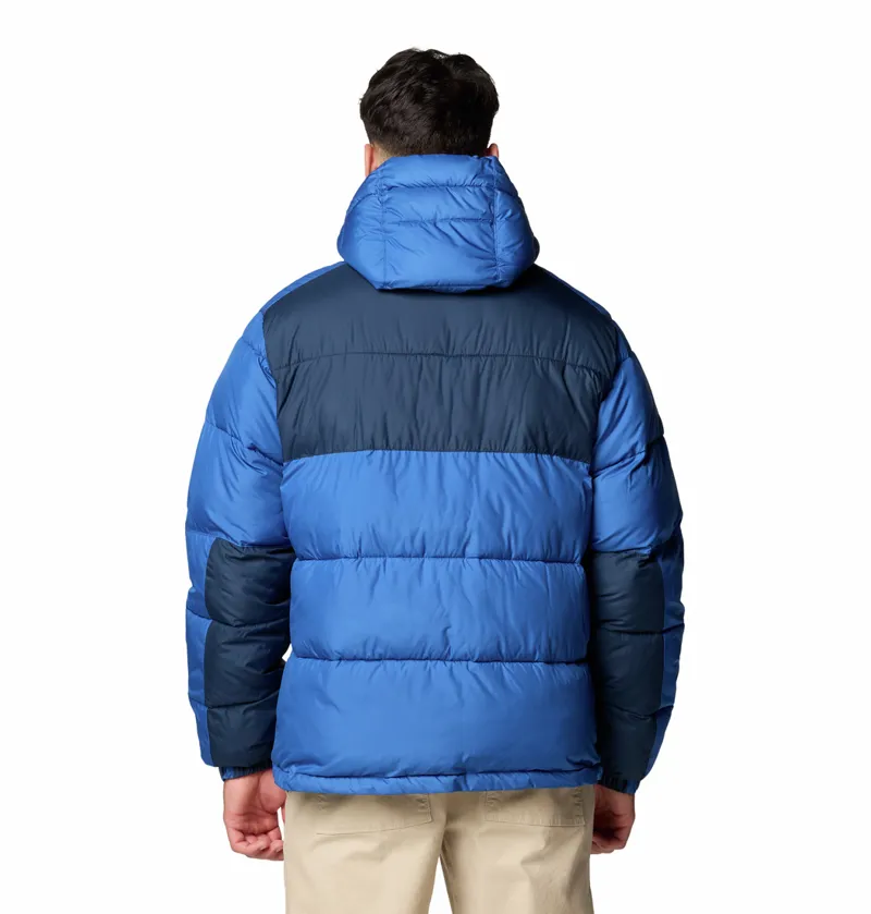 Columbia Men's Pike Lake II Hooded Insulated Jacket - Mountain Blue/Collegiate Navy-2