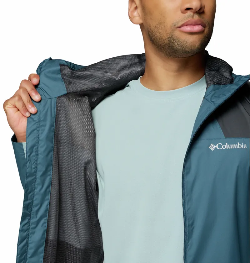 Columbia Men's Inner Limits Waterproof Jacket - Everblue/Shark/Crushed Blue-5