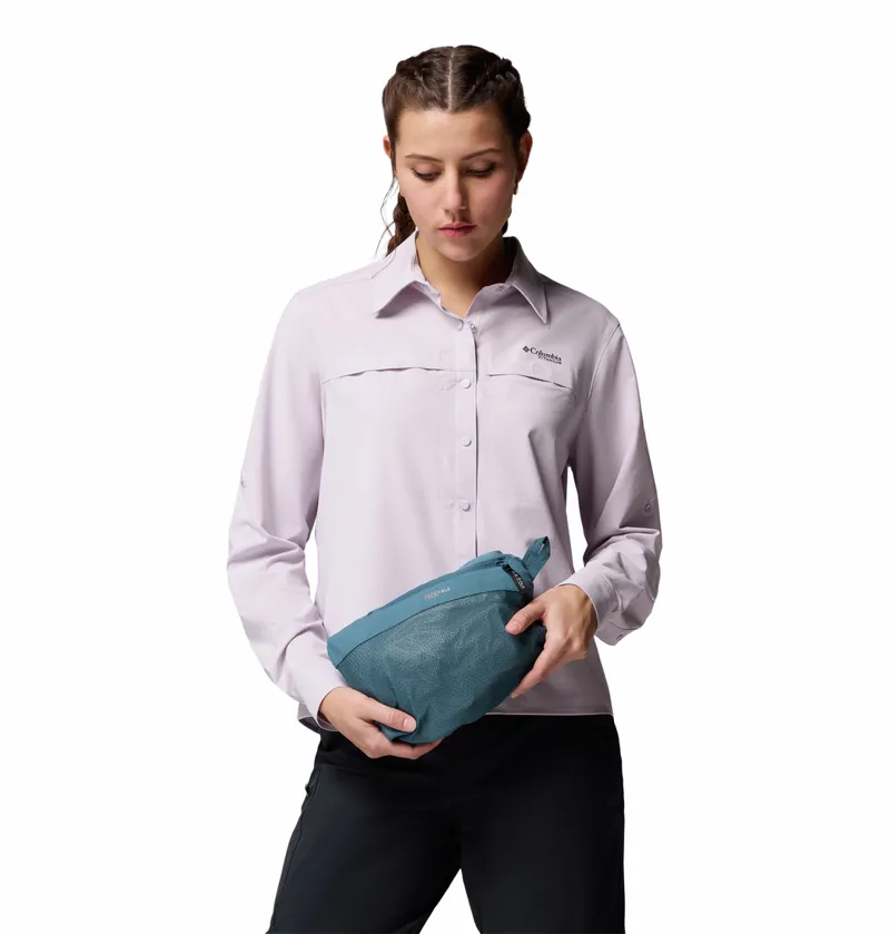 Columbia Women's Ampli-Dry II Waterproof Hiking Shell Jacket - Everblue-8