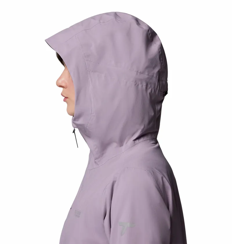 Columbia Women's Ampli-Dry II Waterproof Hiking Shell Jacket - Shale Purple-3