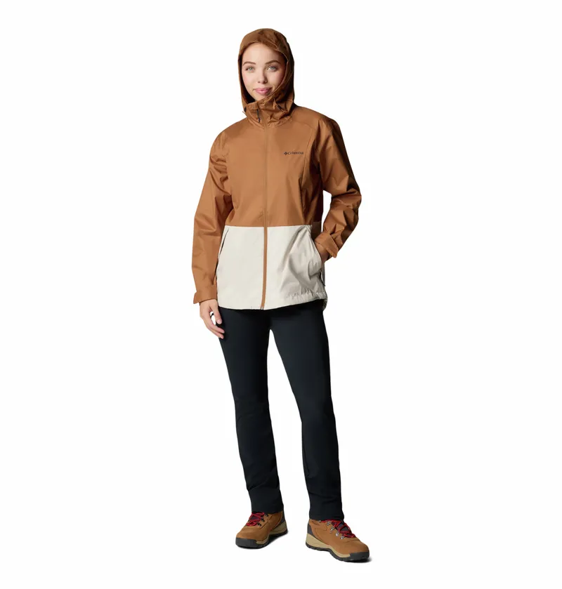 Columbia Women's Inner Limits III Waterproof Jacket - Camel Brown/Dark Stone-2