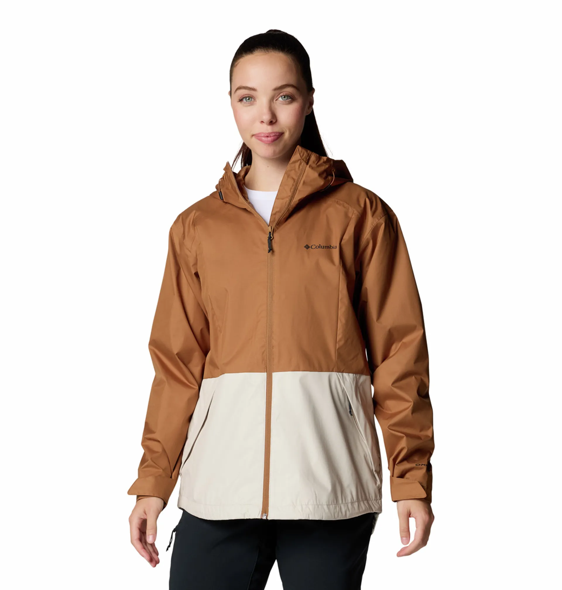 Columbia Women's Inner Limits III Waterproof Jacket Camel Brown/Dark Stone