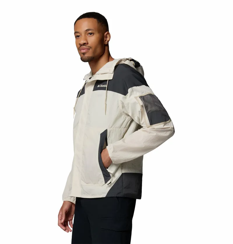 Columbia Men's Challenger II Full Zip Windbreaker - Dark Stone/Shark-2