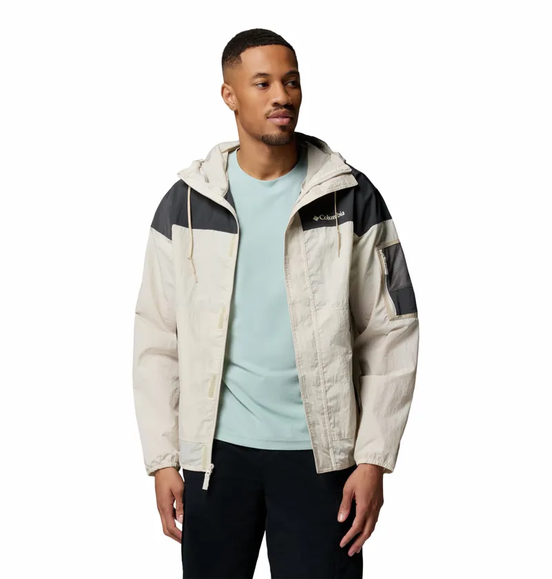 Columbia Men's Challenger II Full Zip Windbreaker - Dark Stone/Shark-1