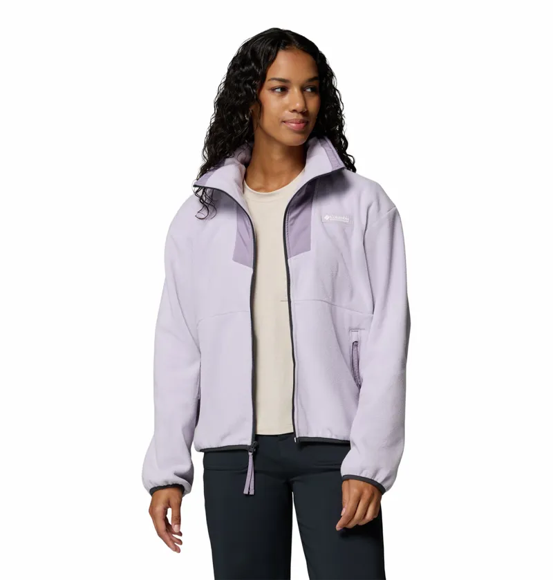 Columbia Women's Sequoia Grove Half Zip Fleece - Lavender Pearl/Shale Purple-1