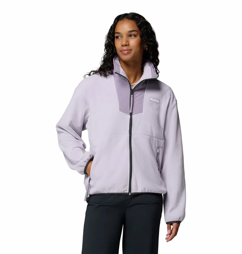 Columbia Women's Sequoia Grove Half Zip Fleece - Lavender Pearl/Shale Purple