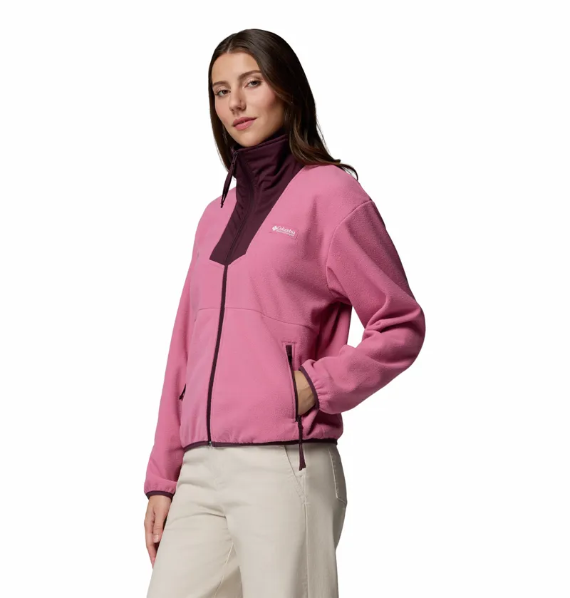 Columbia Women's Sequoia Grove Half Zip Fleece - Rosette/Moonvista-1