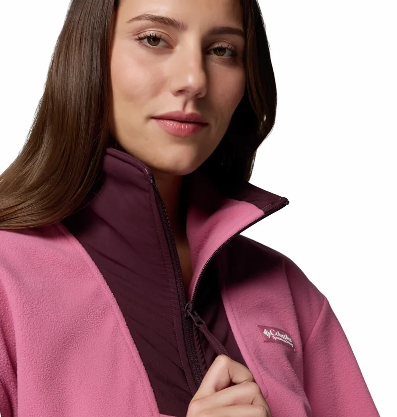 Columbia Women's Sequoia Grove Half Zip Fleece - Rosette/Moonvista-5