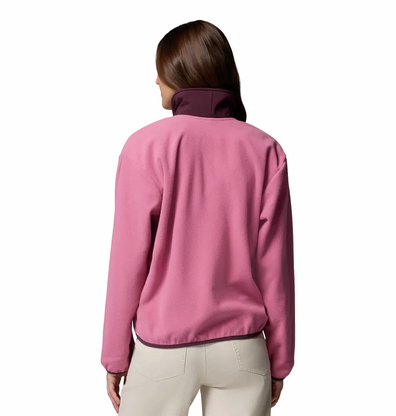 Columbia Women's Sequoia Grove Half Zip Fleece - Rosette/Moonvista-3
