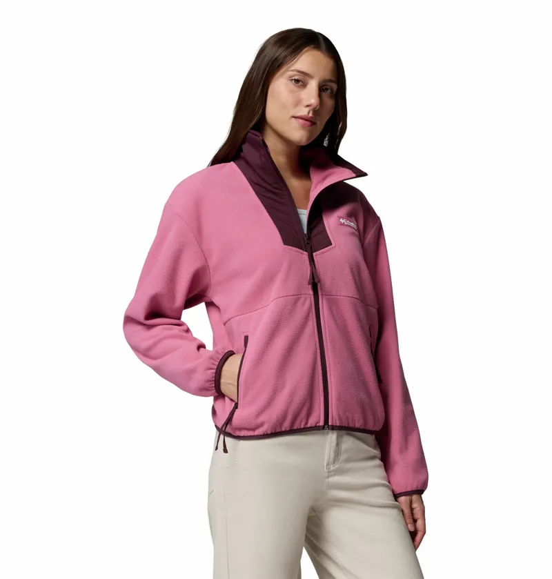 Columbia Women's Sequoia Grove Half Zip Fleece - Rosette/Moonvista