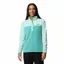 Columbia Women's Benton Springs Half Snap Pullover Fleece - Teal/Spray