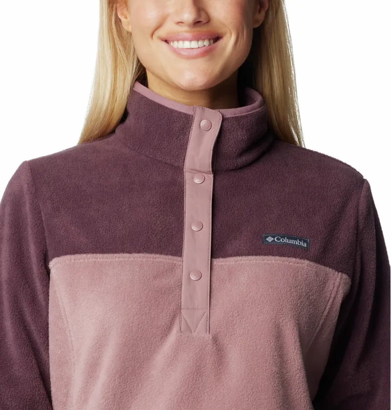 Columbia Women s Benton Springs Half Snap Pullover Fleece Moonv