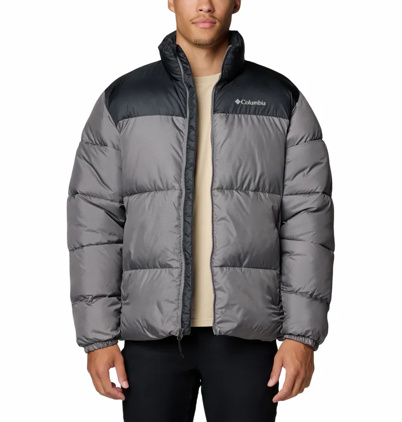 Columbia Men's Puffect III Insulated Jacket - City Grey/Black-1