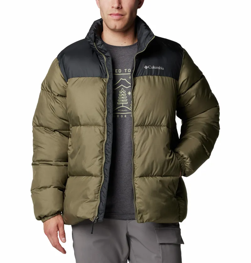 Columbia Men's Puffect III Insulated Jacket - Stone Green/Black-1