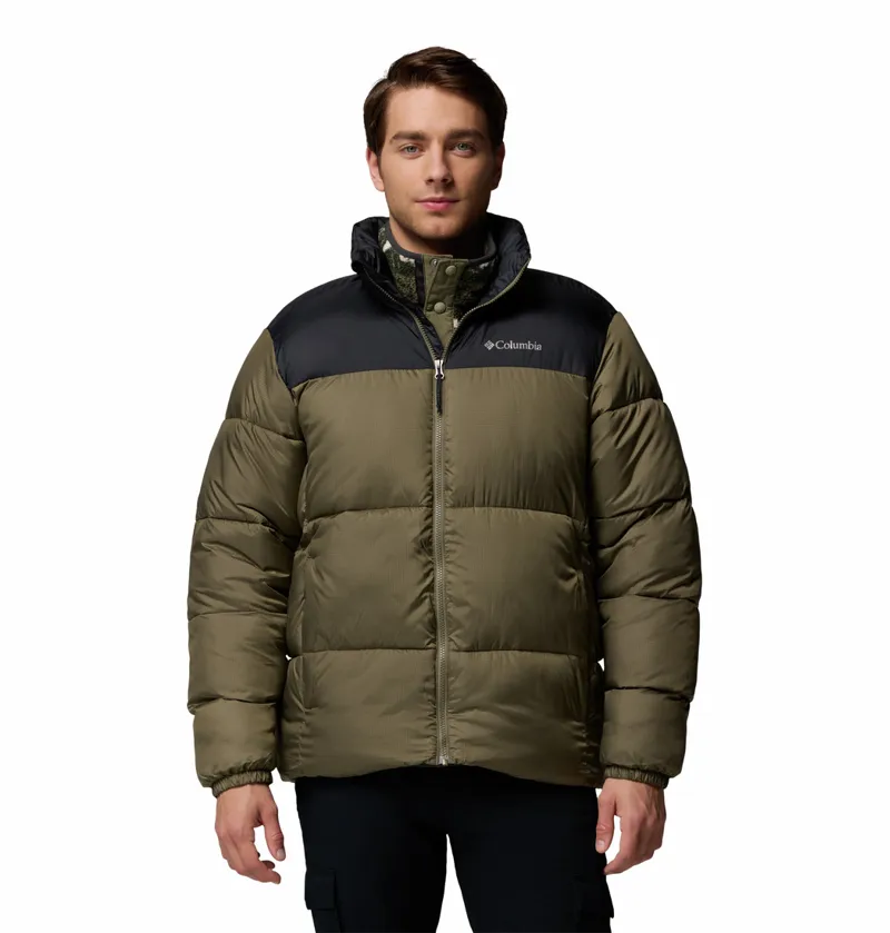 Columbia Men's Puffect III Insulated Jacket - Stone Green/Black