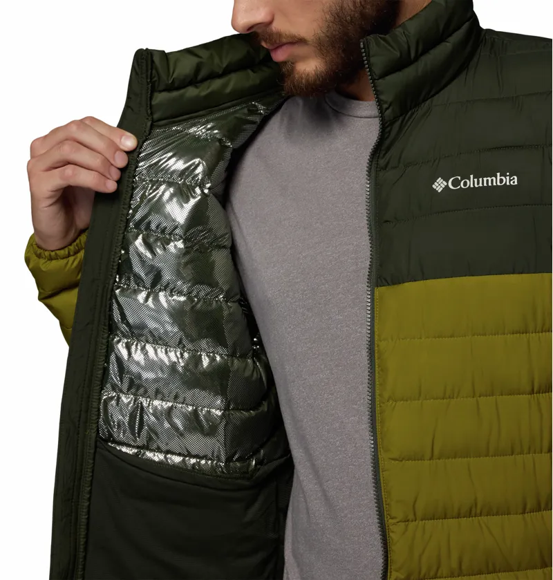 Columbia Men's Powder Lite II Insulated Jacket - Mossy Green/Greenscape-5