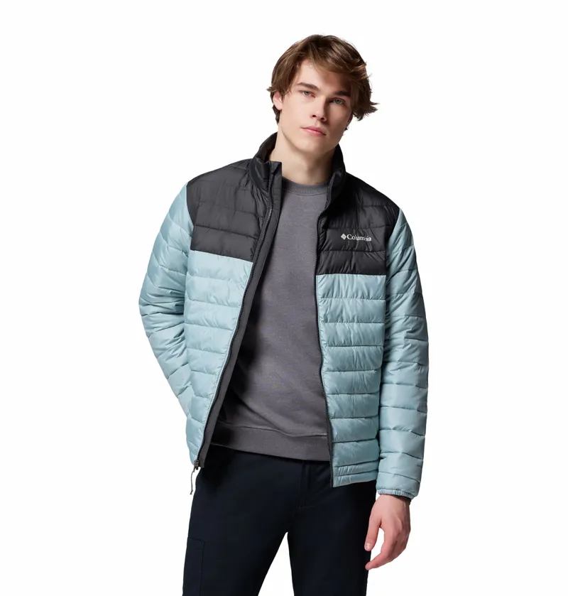 Columbia Men's Powder Lite II Insulated Jacket - Crushed Blue/Shark-1