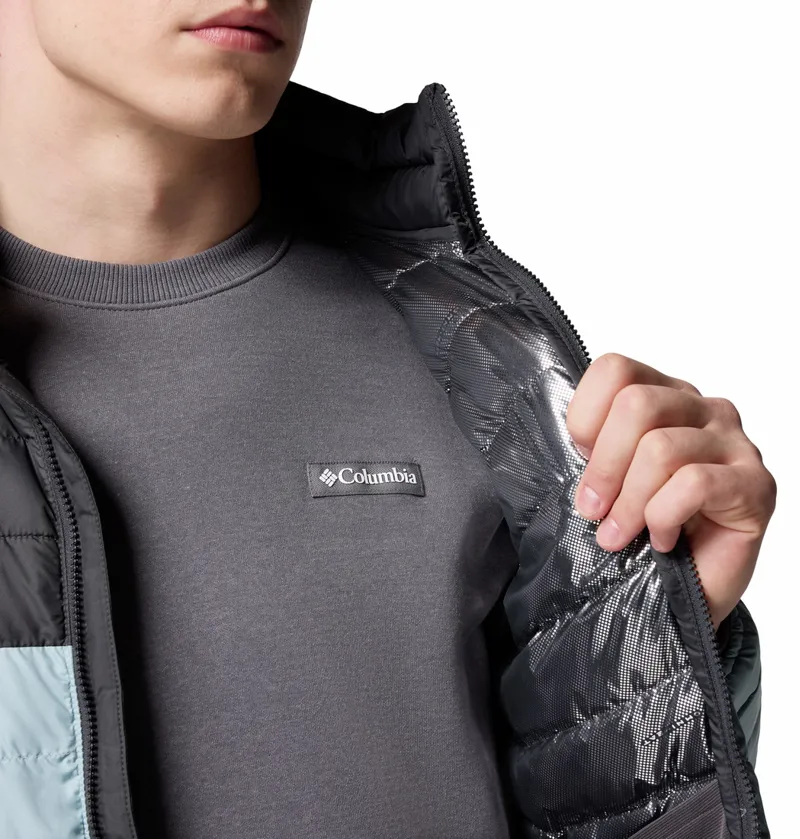 Columbia Men's Powder Lite II Insulated Jacket - Crushed Blue/Shark-4