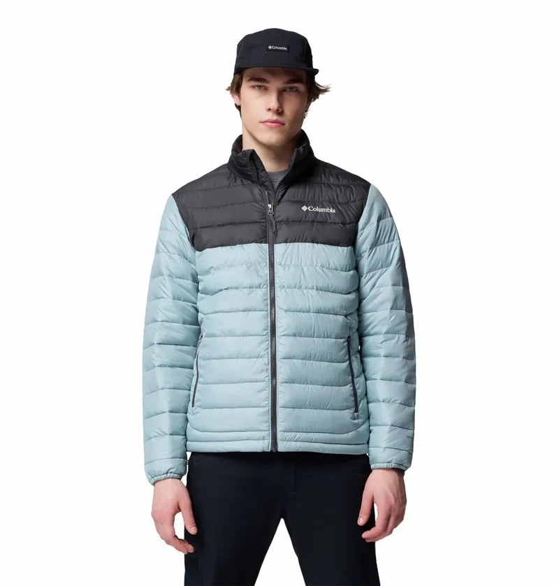 Columbia Men's Powder Lite II Insulated Jacket - Crushed Blue/Shark-3