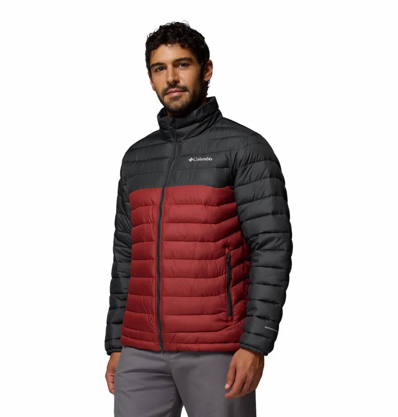 Columbia Men's Powder Lite II Insulated Jacket - Red Oxide/Shark