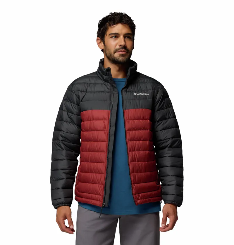 Columbia Men's Powder Lite II Insulated Jacket - Red Oxide/Shark-2