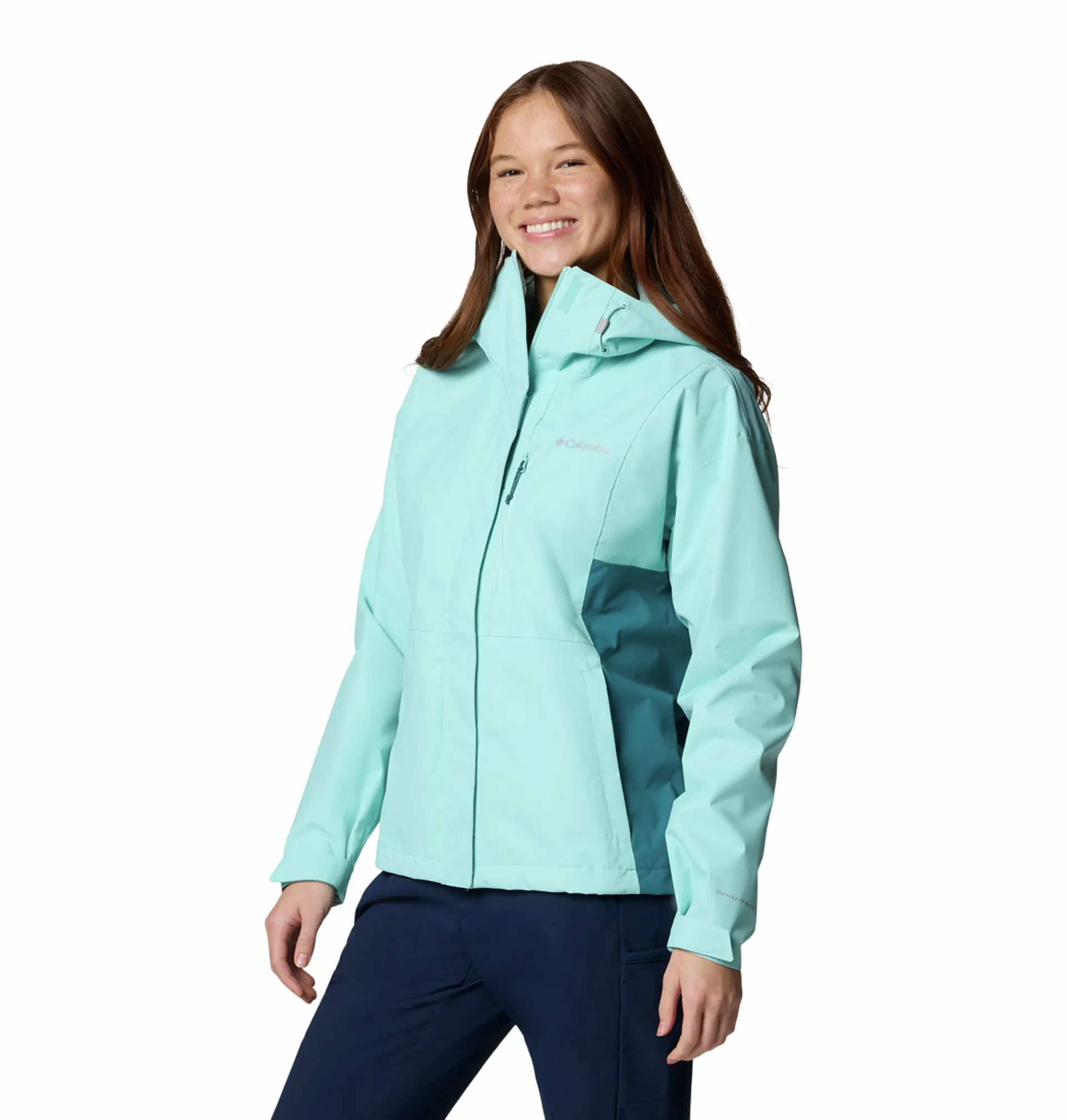 Columbia Women's Hikebound II Waterproof Jacket Spray/River Blue