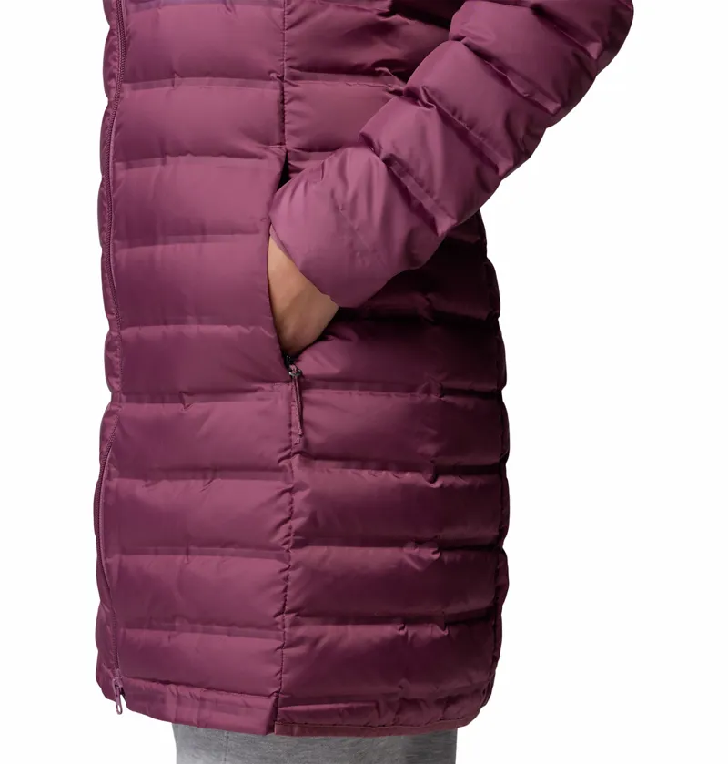 Columbia Women's Lake 22 II Long Hooded Down Jacket - Antique Mauve-4
