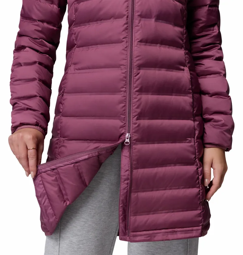 Columbia Women's Lake 22 II Long Hooded Down Jacket - Antique Mauve-5