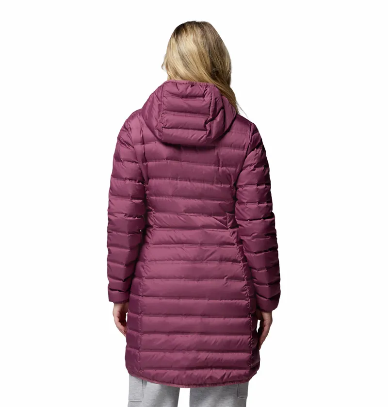 Columbia Women's Lake 22 II Long Hooded Down Jacket - Antique Mauve-3