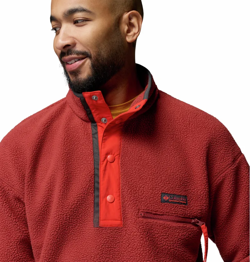 Columbia Helvetia II Half Snap Fleece - Red Oxide-4